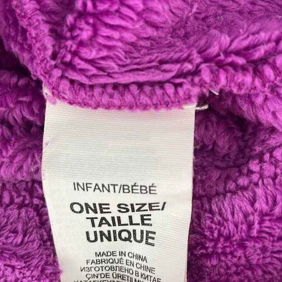 🔥5/$20🔥 The North Face Infant Toddler Fuzzy Hat Beanie Tuque Magenta Purple - Picture 5 of 6